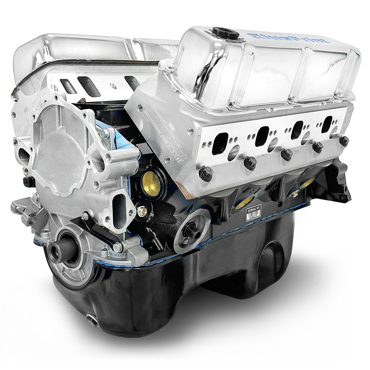Ford Small Block Compatible 302 C.I. Long Block - Rear Sump Oil Pan - Cruiser